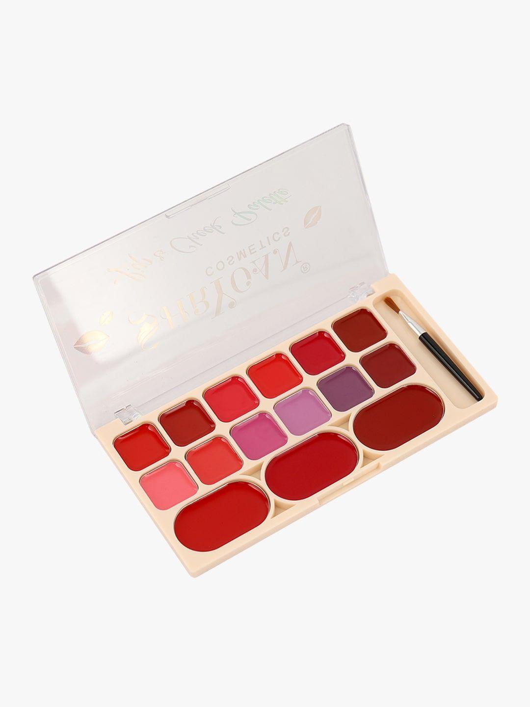 shryoan matte lip & cheek palette - 15g - shade 02