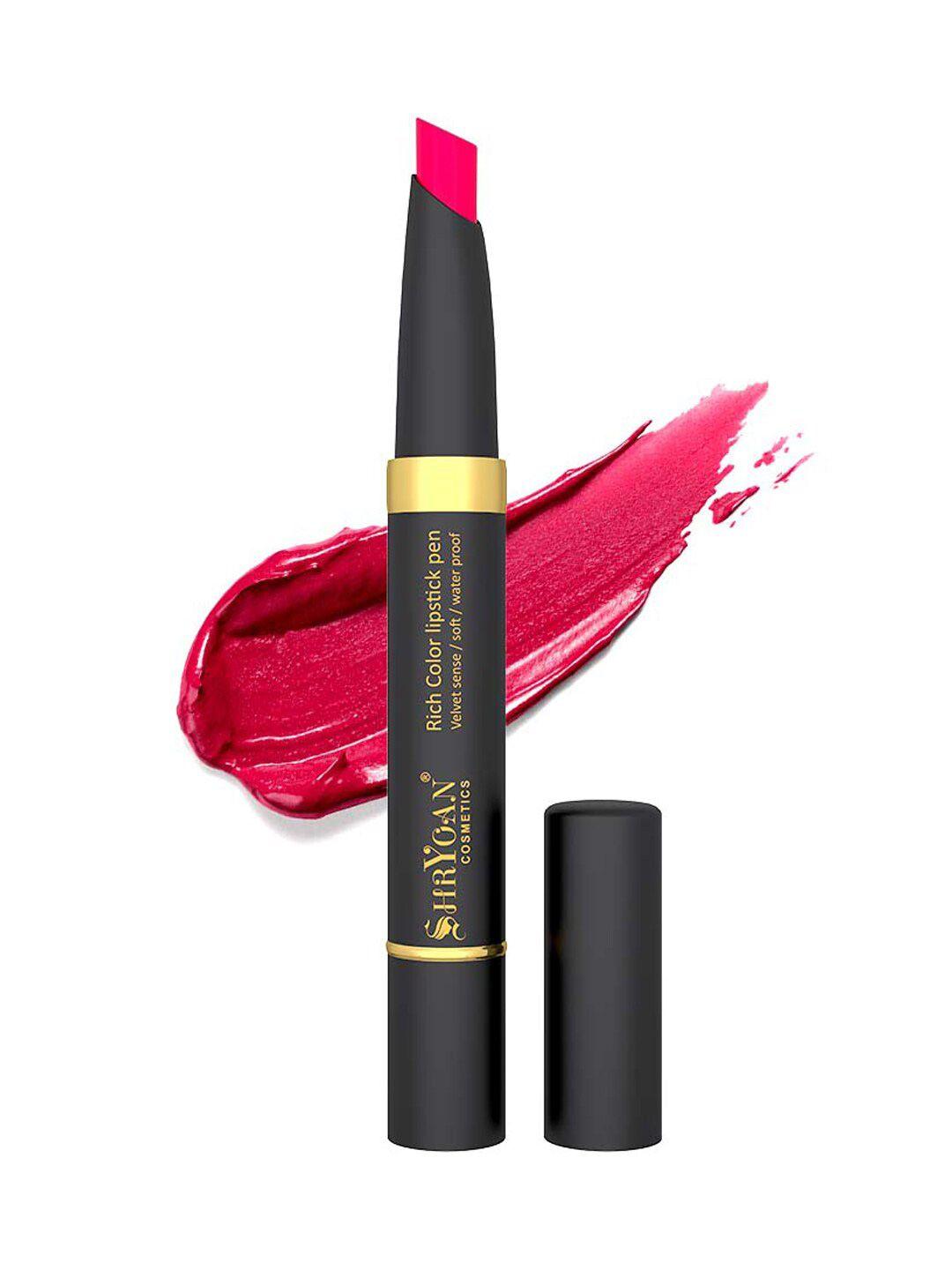 shryoan rich color waterproof lipstick - 2.1g - sh03