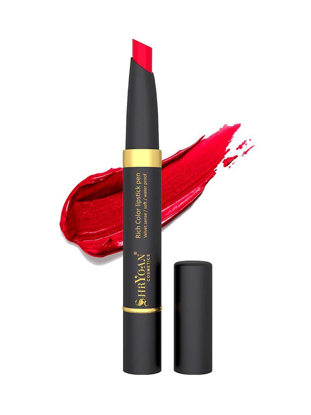 shryoan rich color waterproof lipstick - 2.1g - sh10