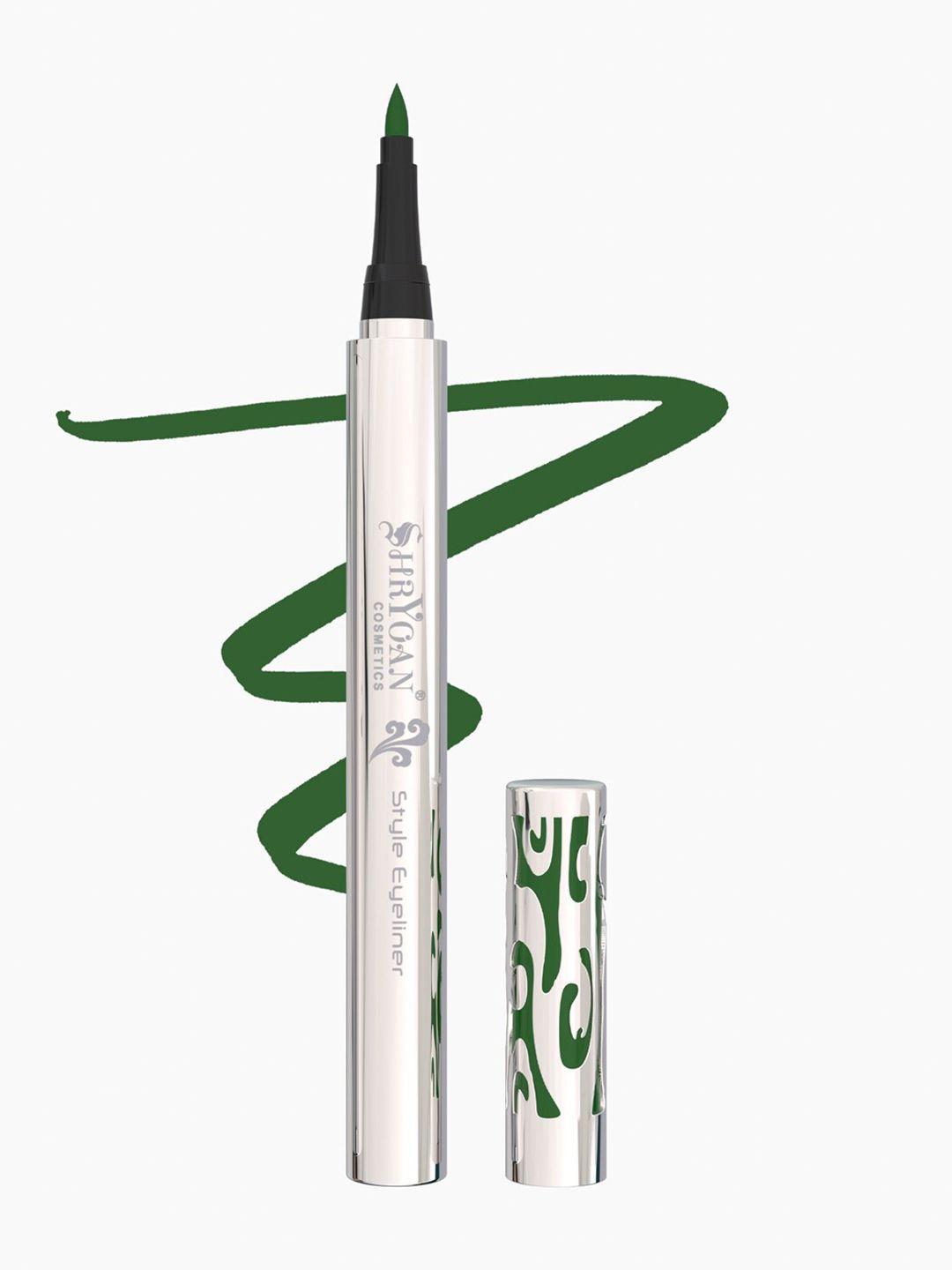 shryoan style long lasting eyeliner pen - 1.25g - green 003
