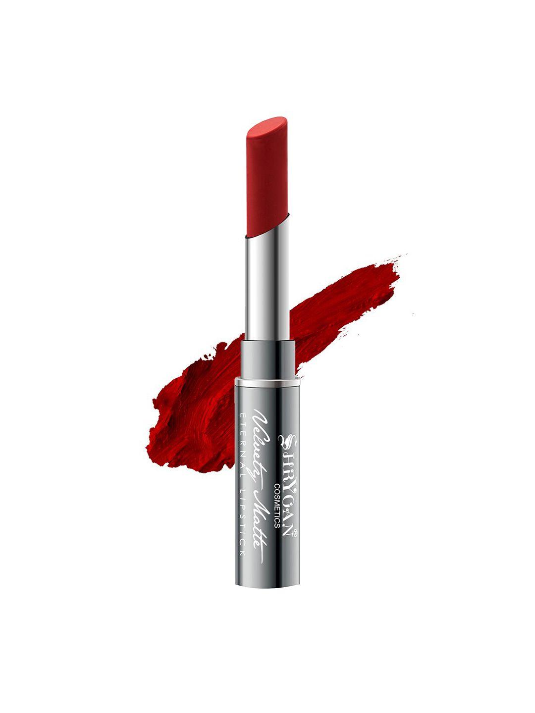 shryoan velvety matte non-transfer eternal lipstick - sheer red