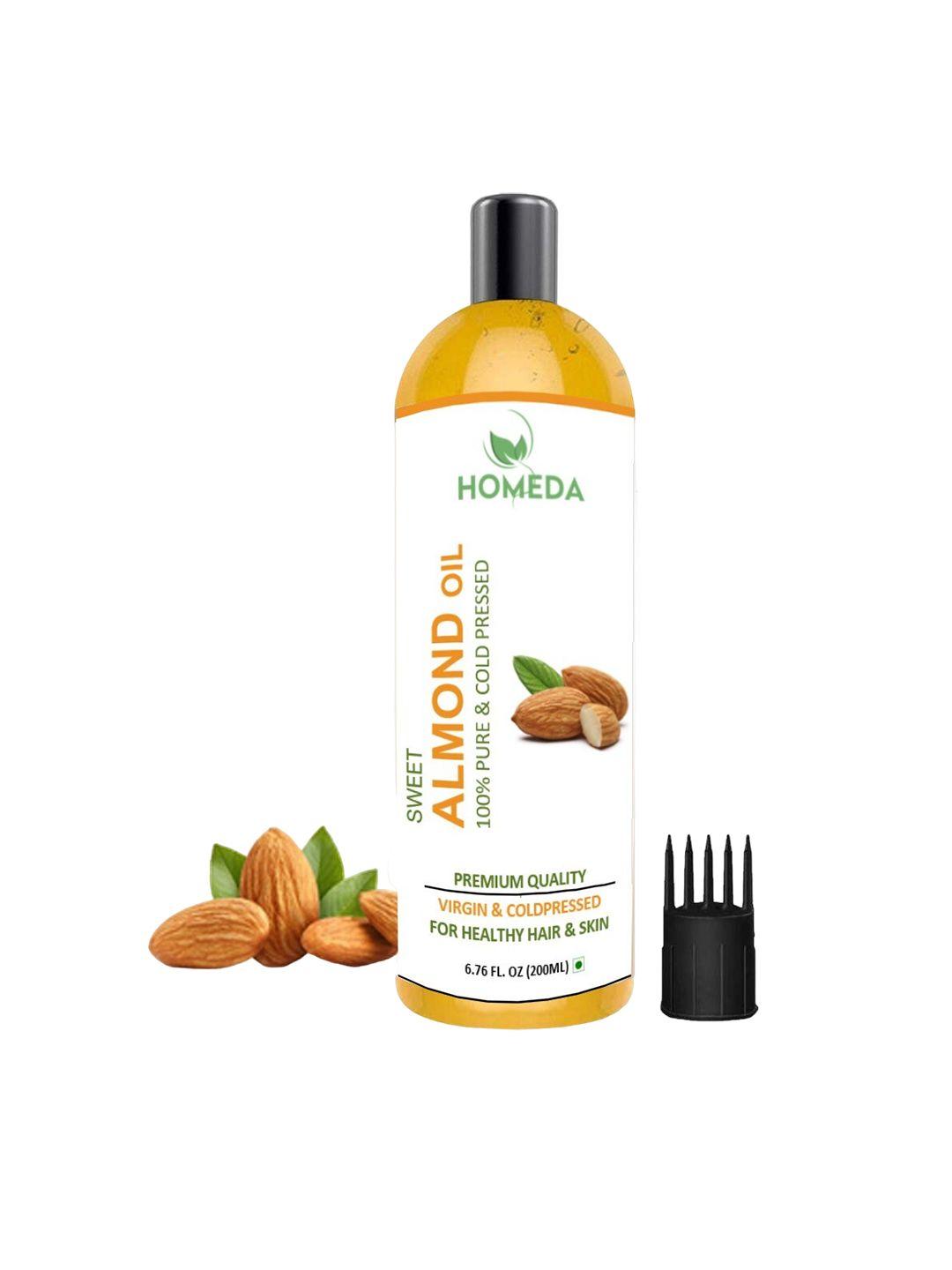shudh online cold pressed almond oil with comb apllicator-200 ml