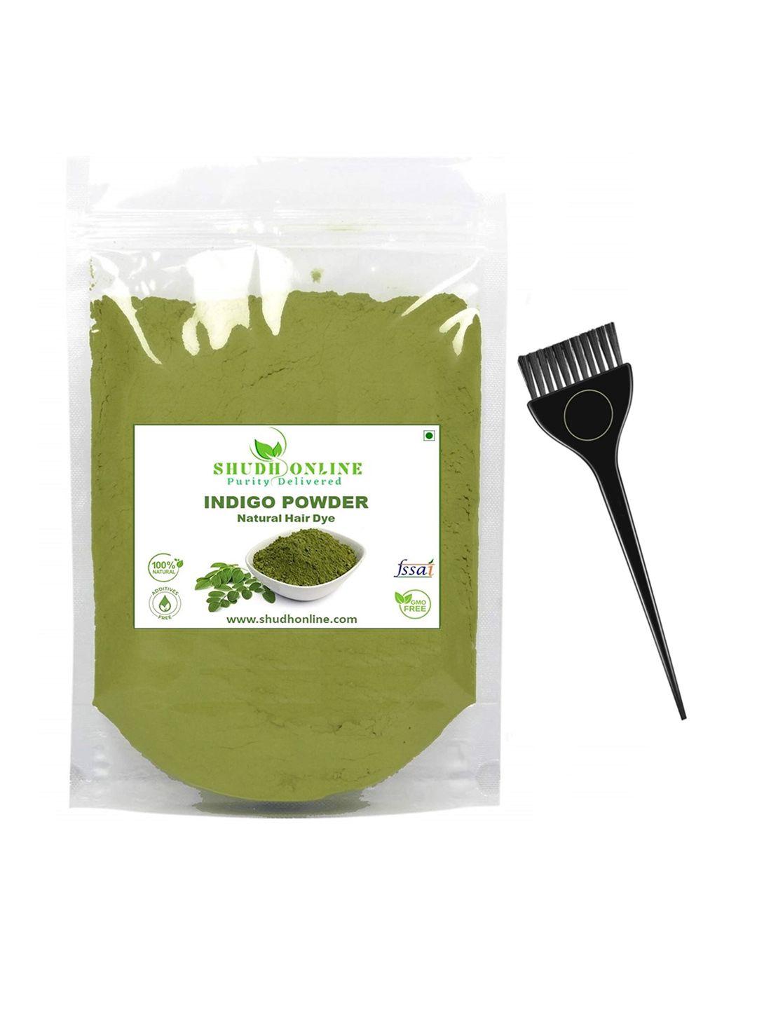 shudh online indigo powder organic hair color - 200gm black