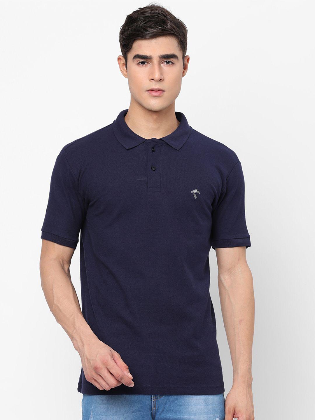 shurtz n skurtz polo collar cotton t-shirt