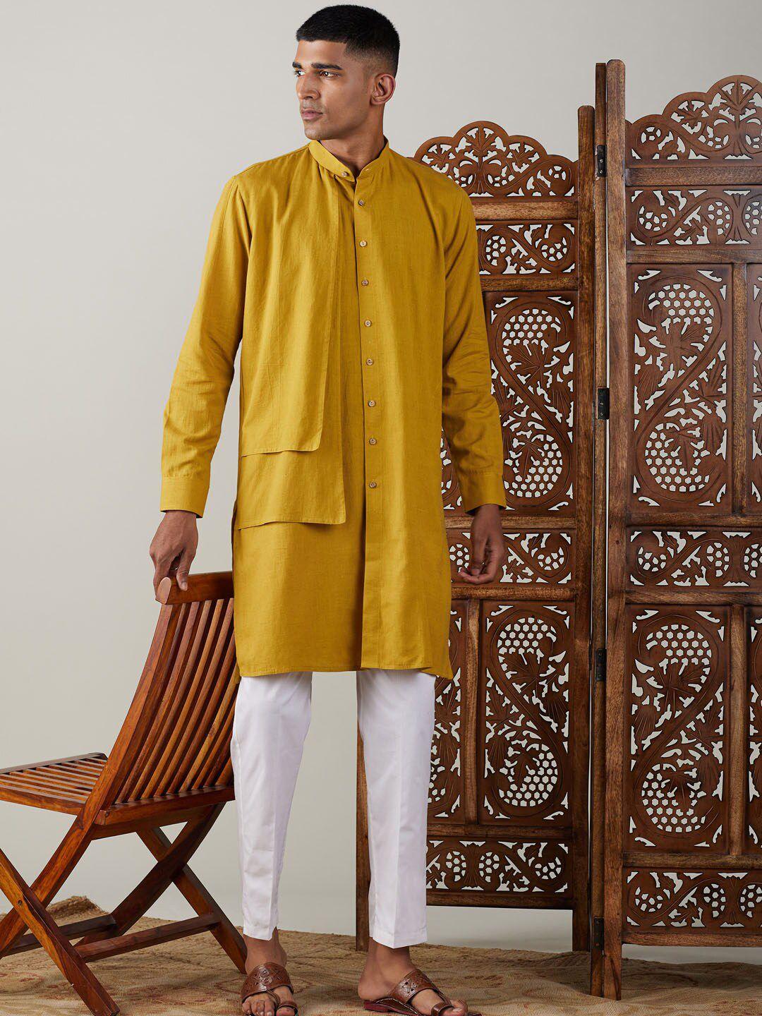 shvaas by vastramay pure cotton kurta with pyjamas
