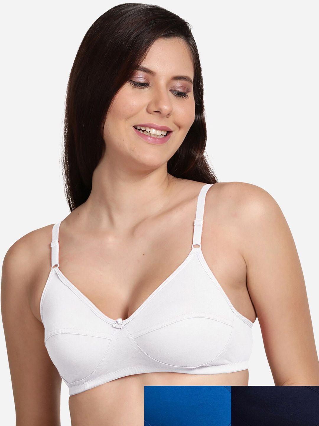 shyaway pack of 3 non padded & non-wired t-shirt bra