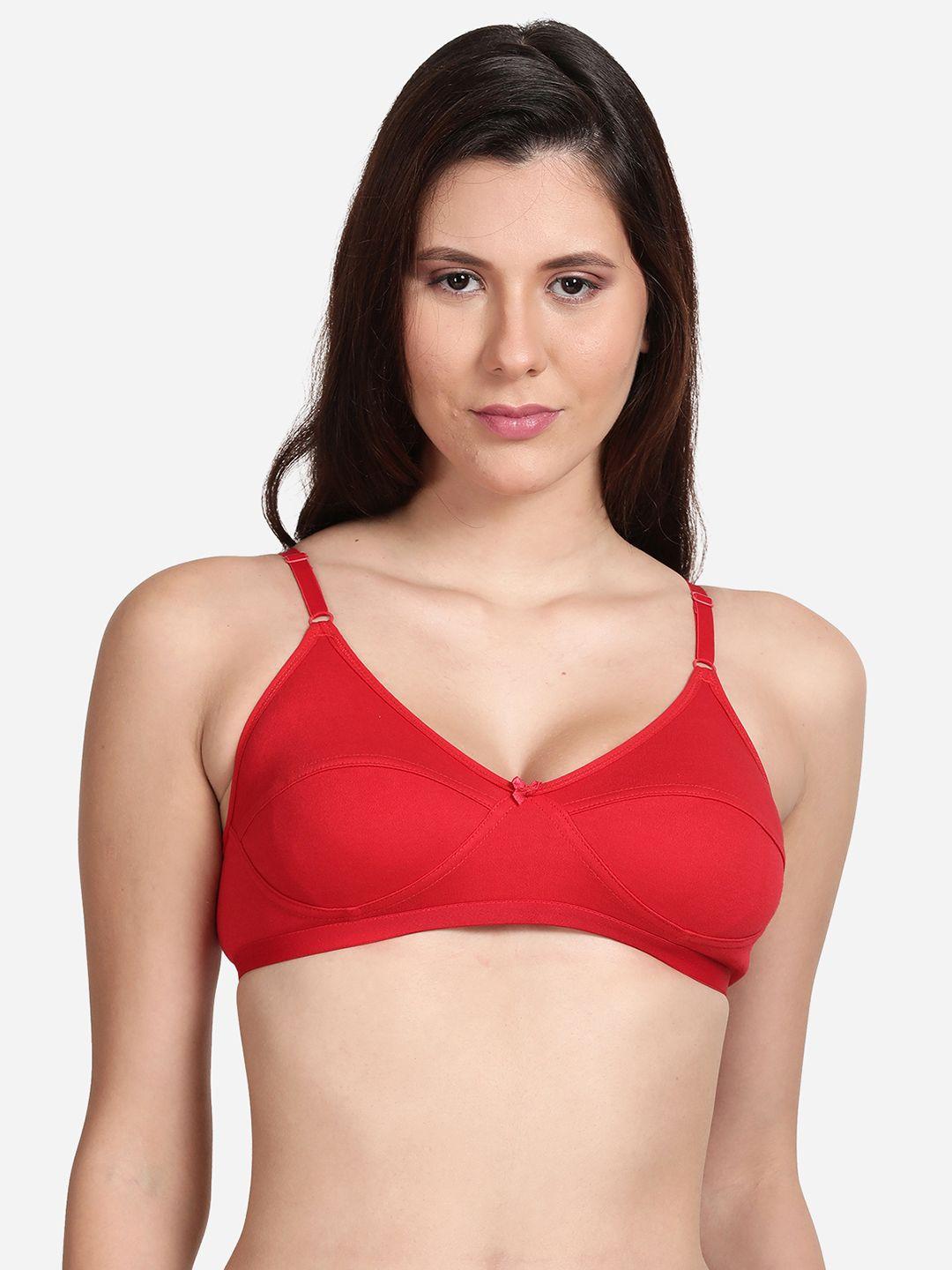 shyaway women red non padded bra