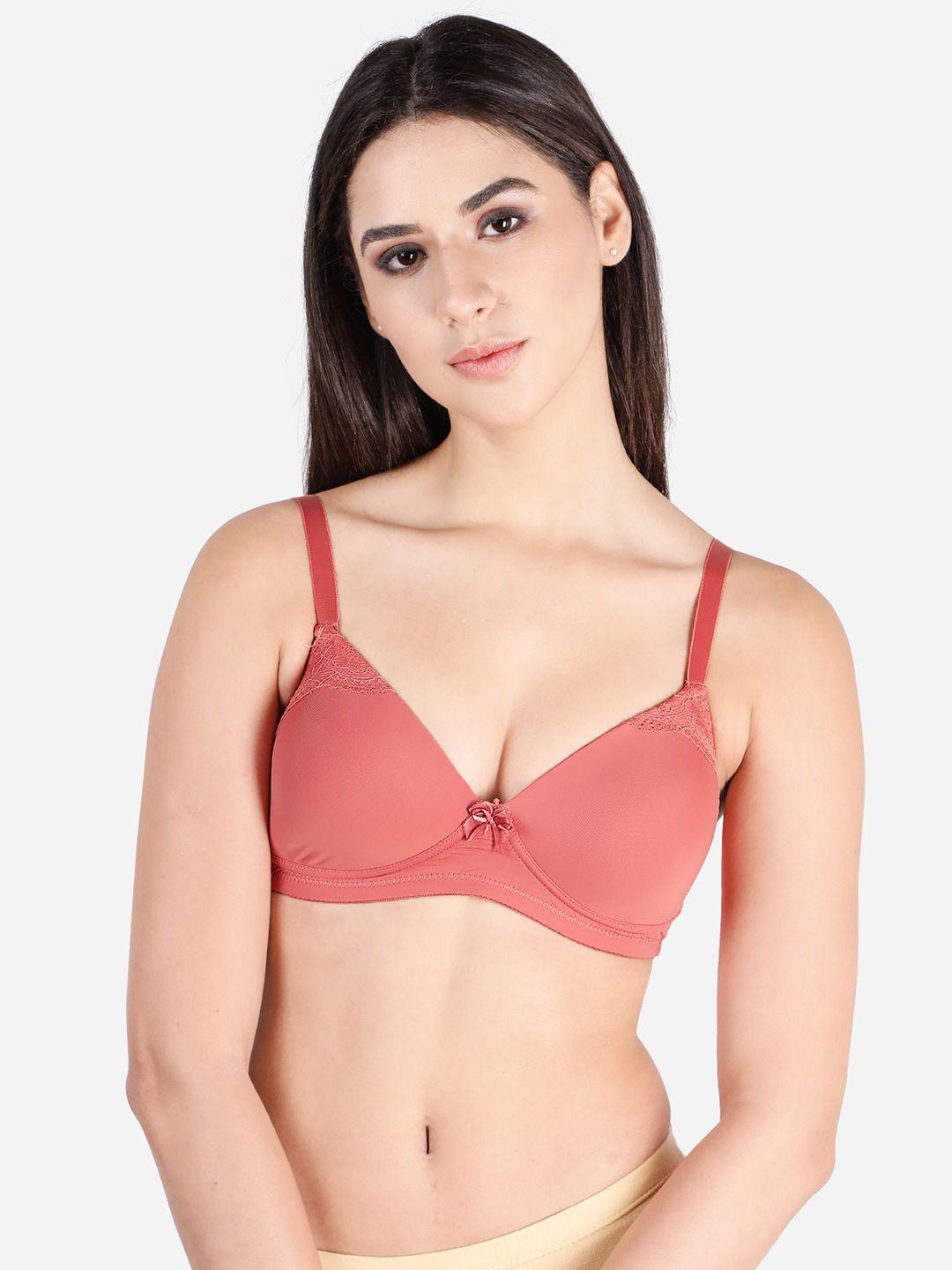 shyaway women rose bra lightly padded