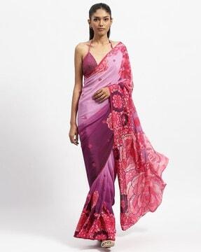 sialkot simmer embelished saree