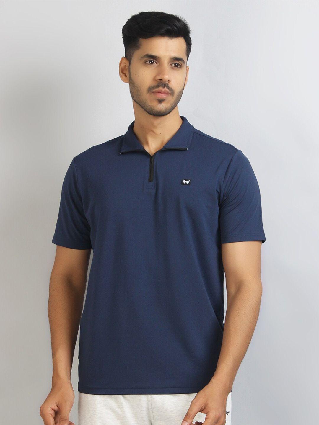 siapa men blue polo collar t-shirt