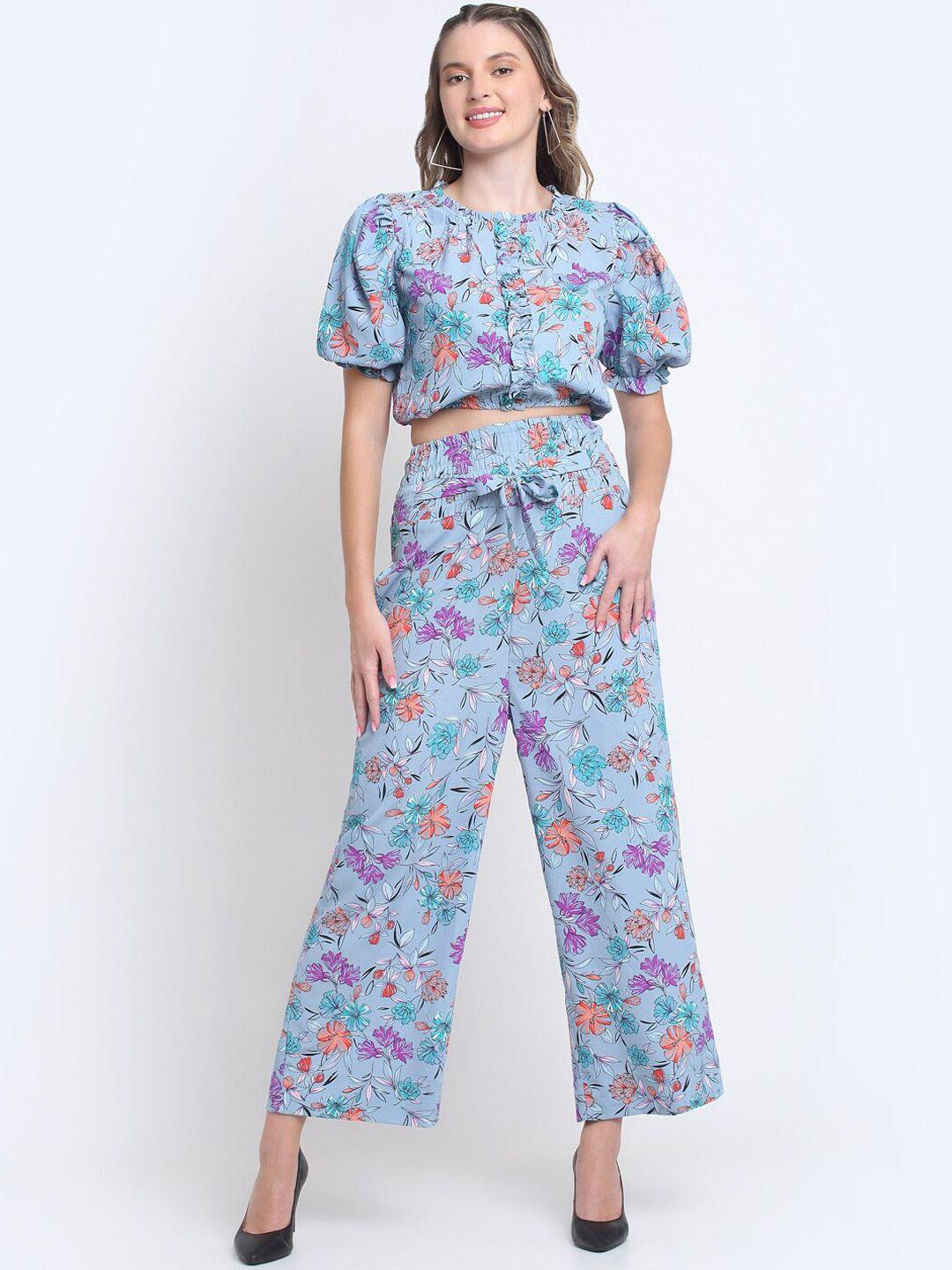 siavira women floral printed co-ords