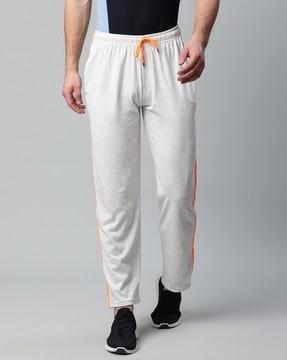 sideline stripe straight track pants