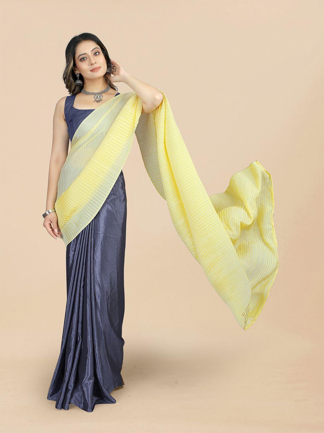 sidhidata crushed poly chiffon leheriya saree