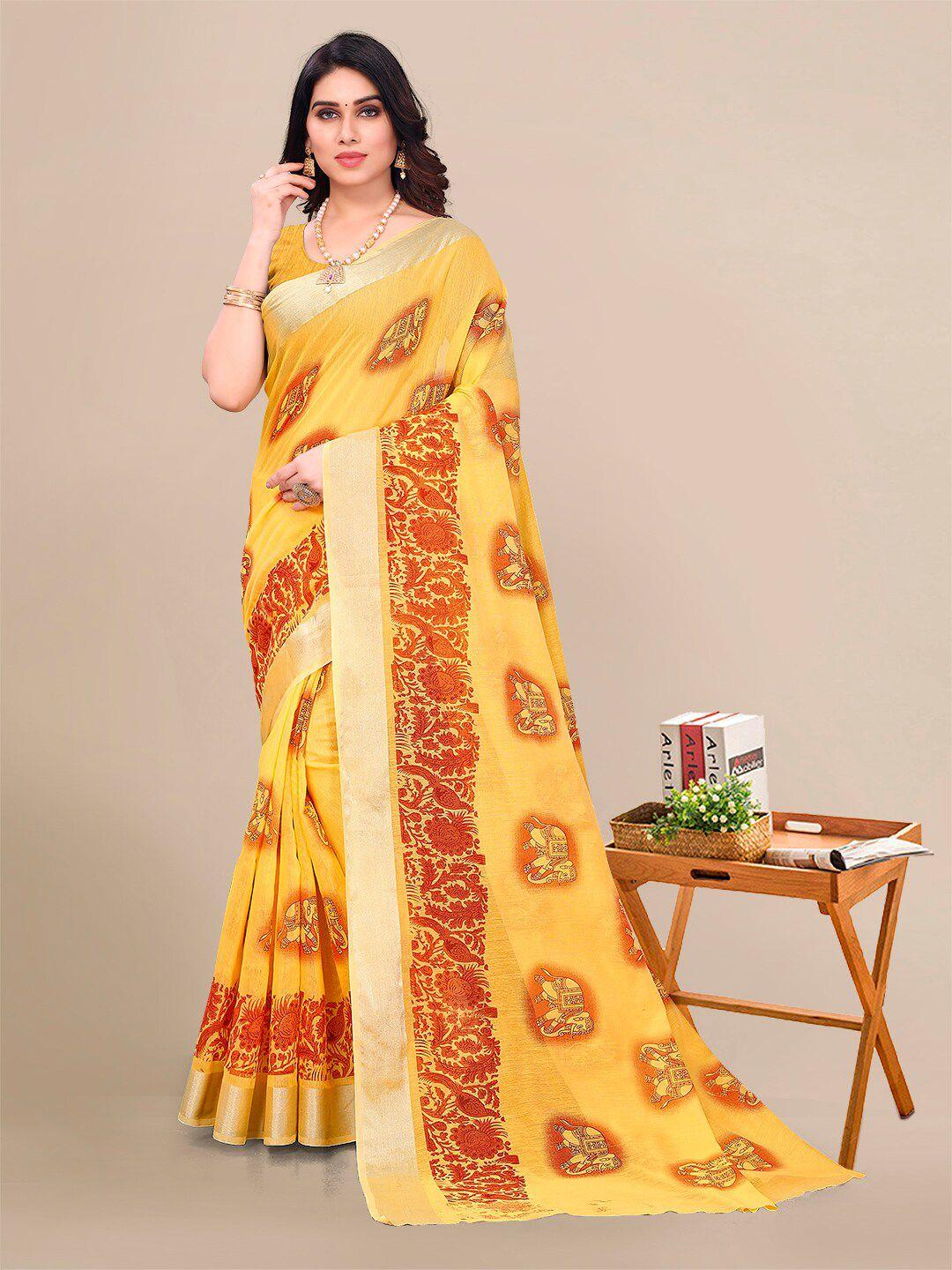 sidhidata floral pure georgette bandhani saree