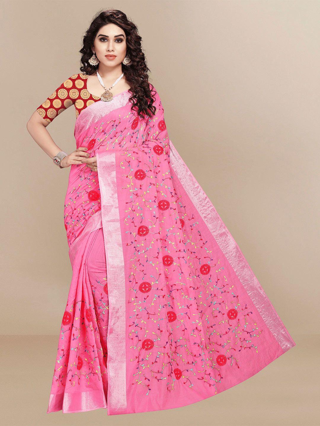 sidhidata floral zari chanderi saree