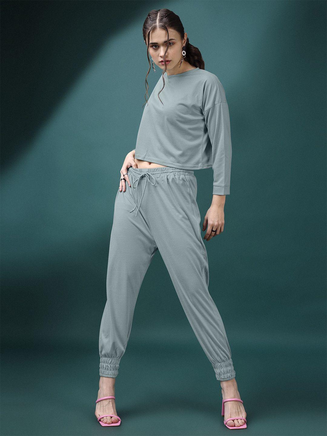 sidyal knitted top & joggers co-ords set