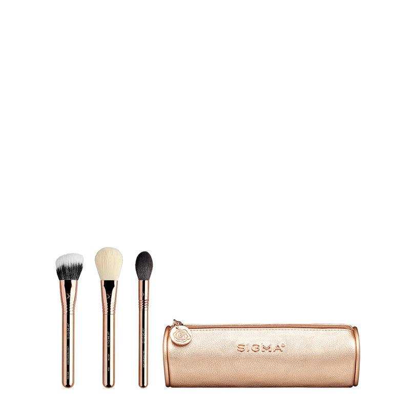 sigma beauty bloom + glow brush set