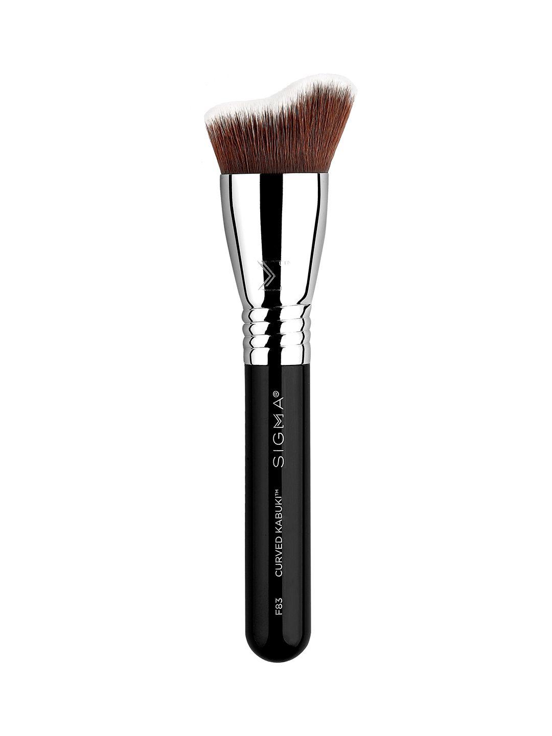 sigma beauty curved kabuki foundation / contour brush f83 - black