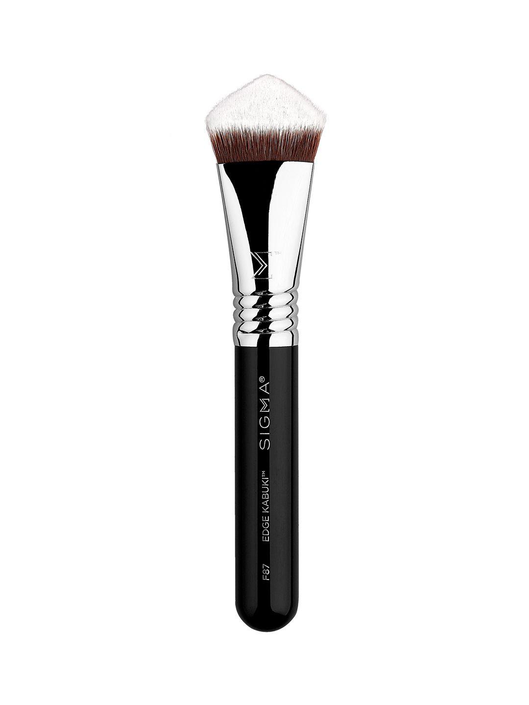 sigma beauty edge kabuki foundation, concealer & powder makeup brush f87 - black