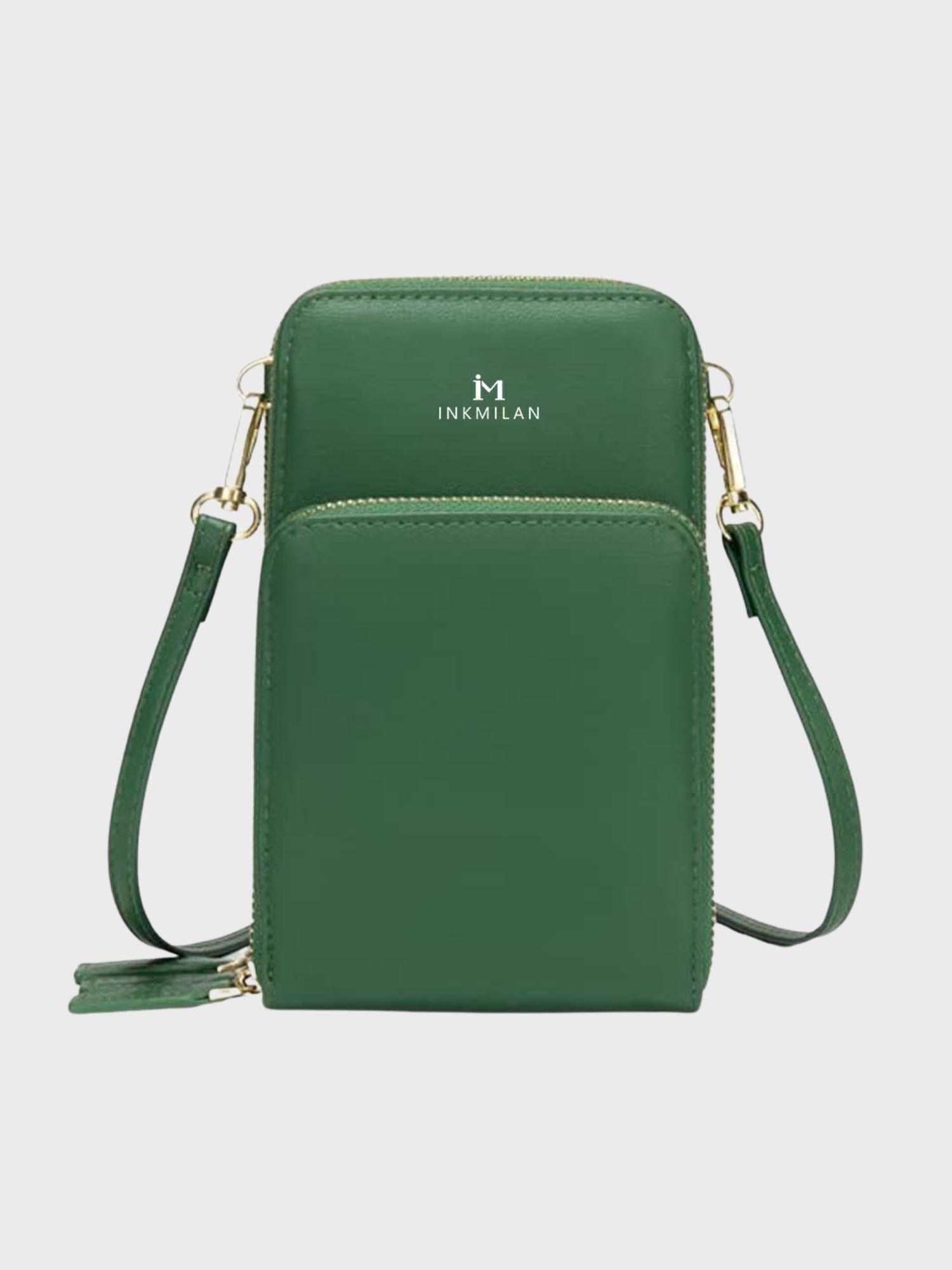 signature crossbody green handbag for women