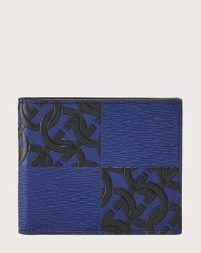 signature gancini bi-fold wallet