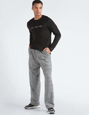 signature hilfiger long sleeve t-shirt