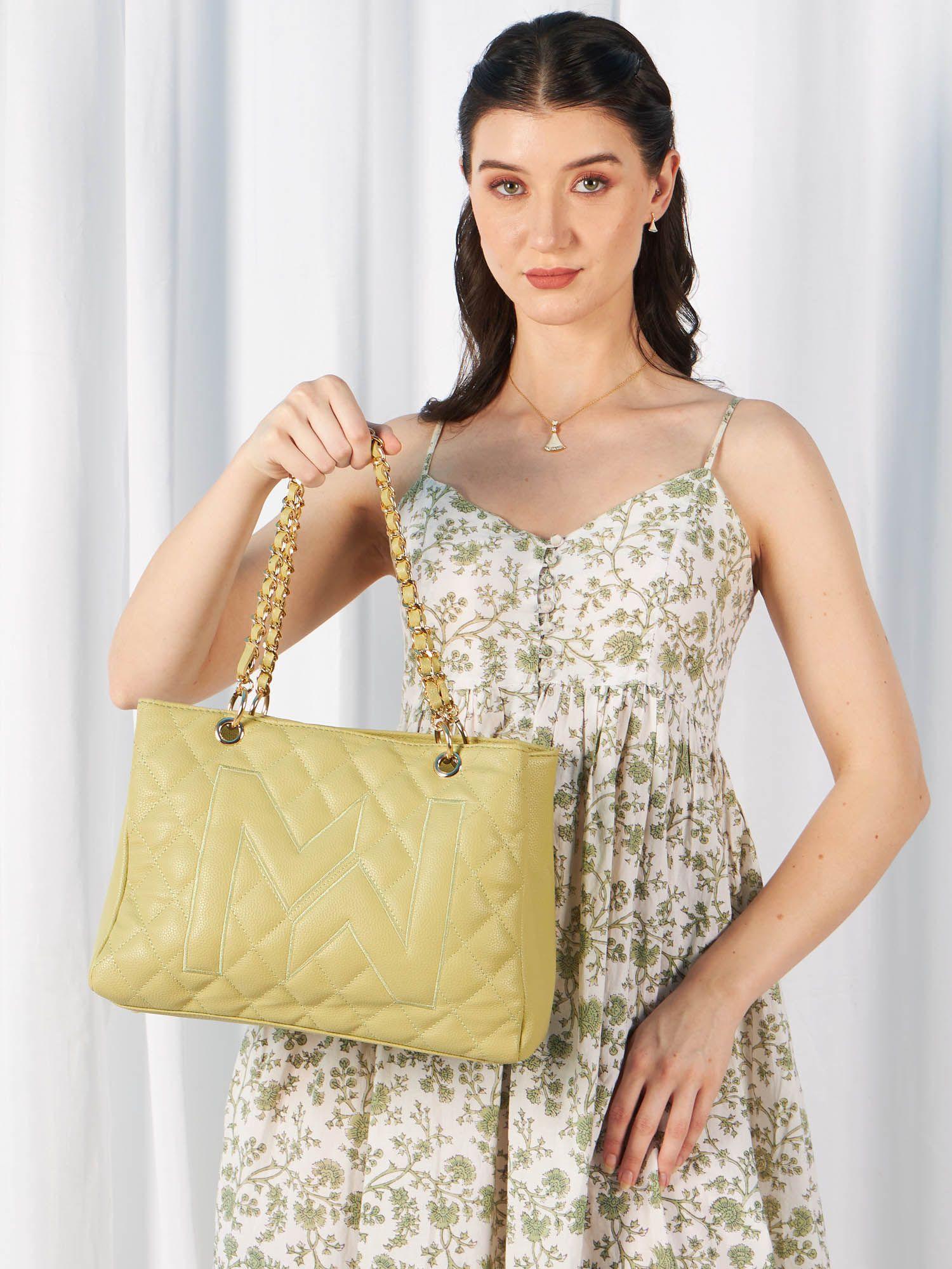 signature light green handbag