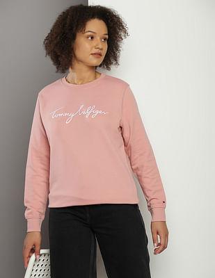 signature logo cotton sweatshirt