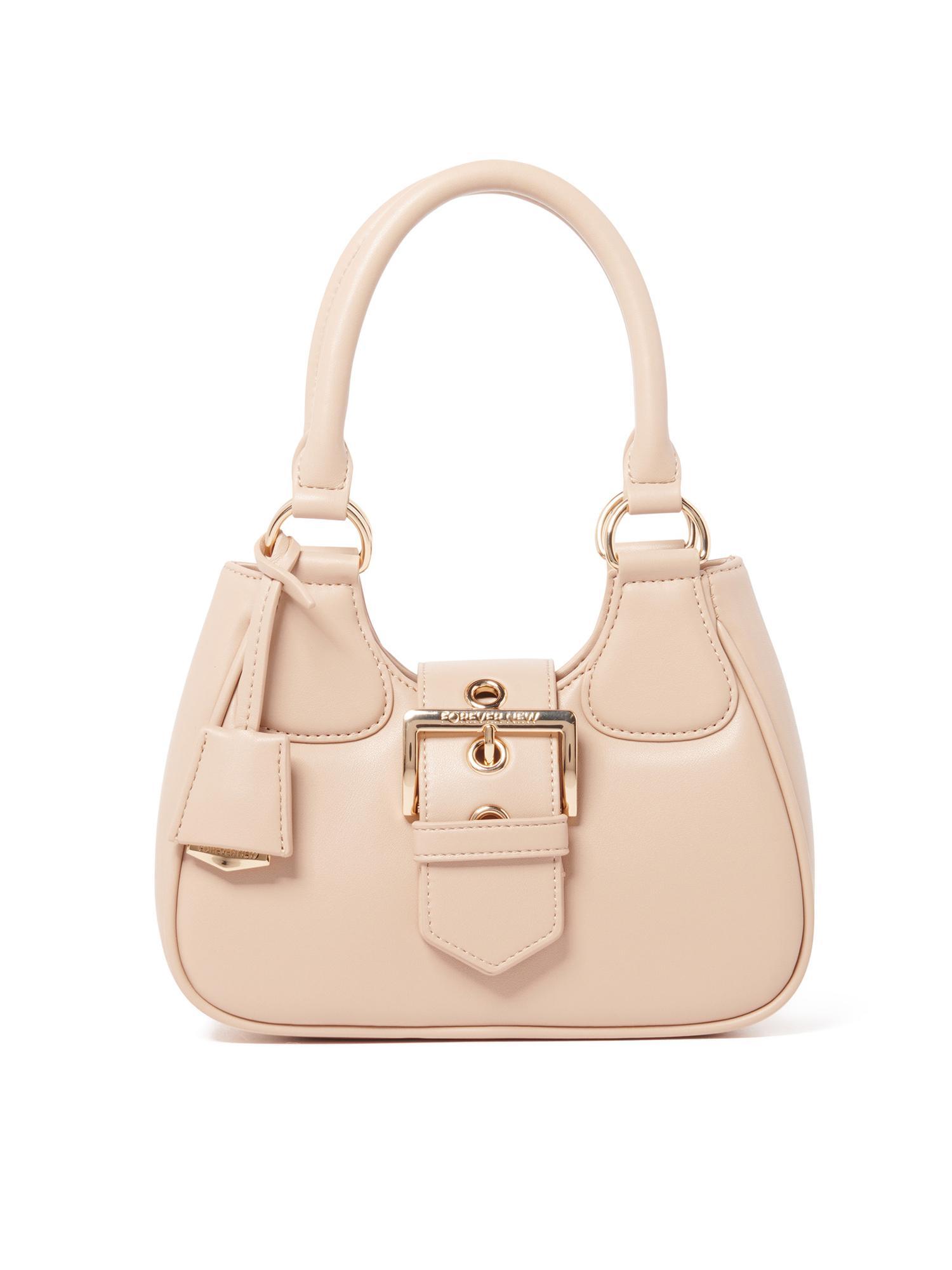 signature nude madison buckle hand bag