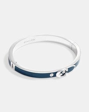 signature thin buckle bangle