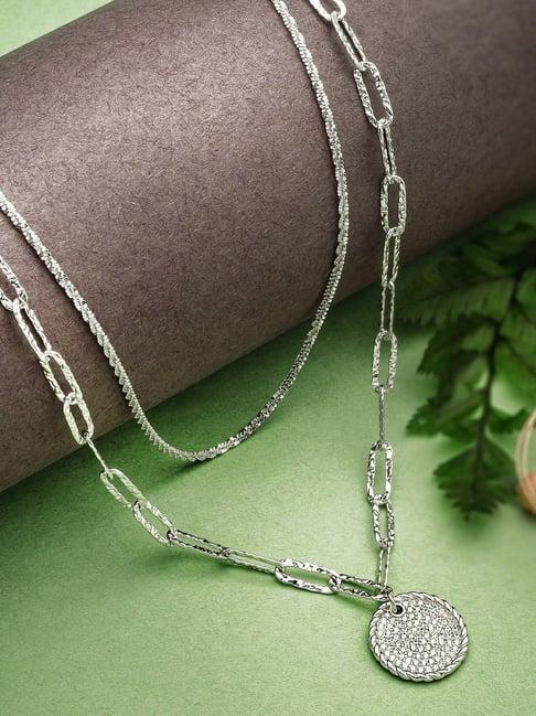 silberry 92.5 sterling silver link around necklace