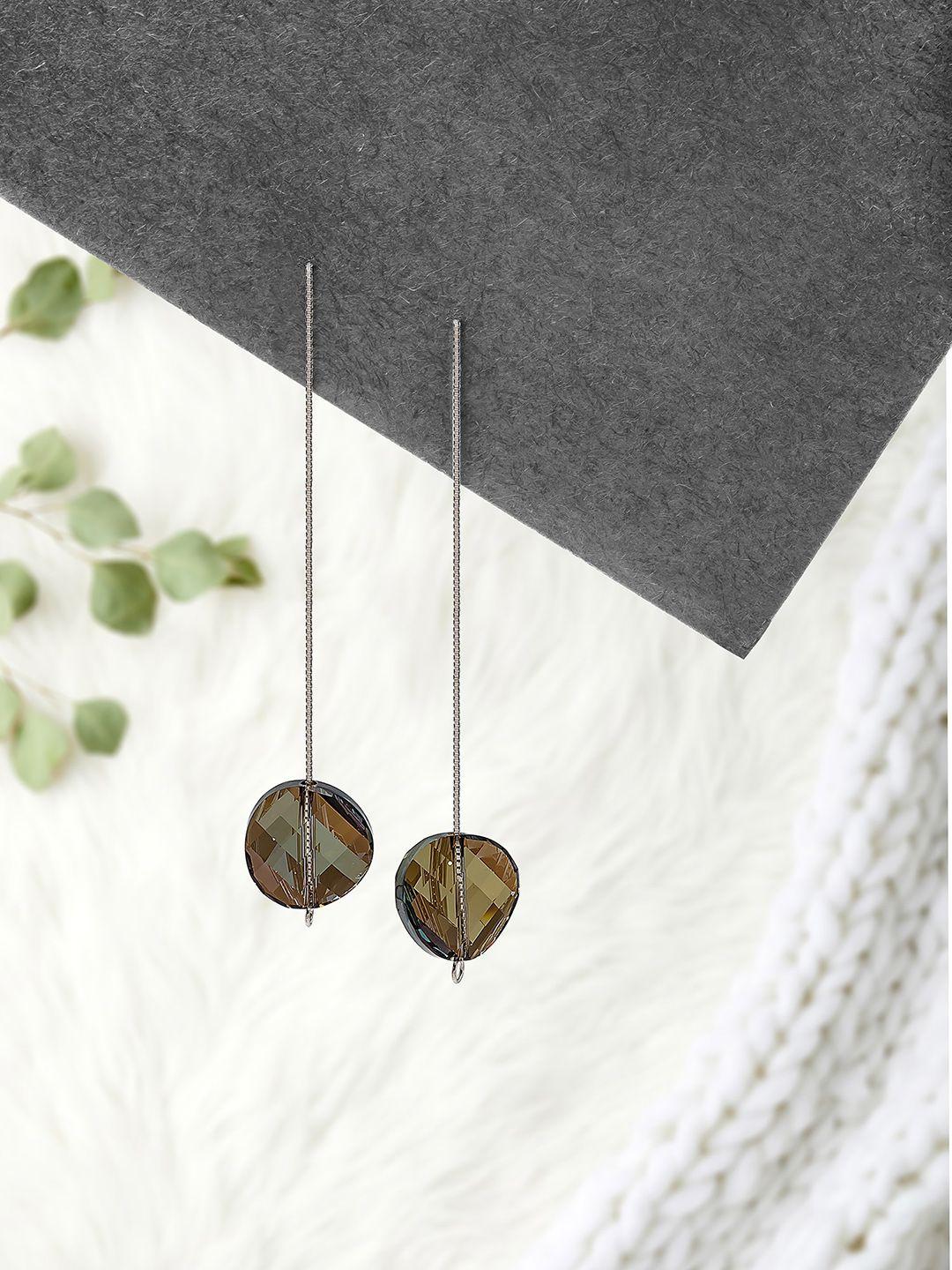 silberry contemporary studs earrings