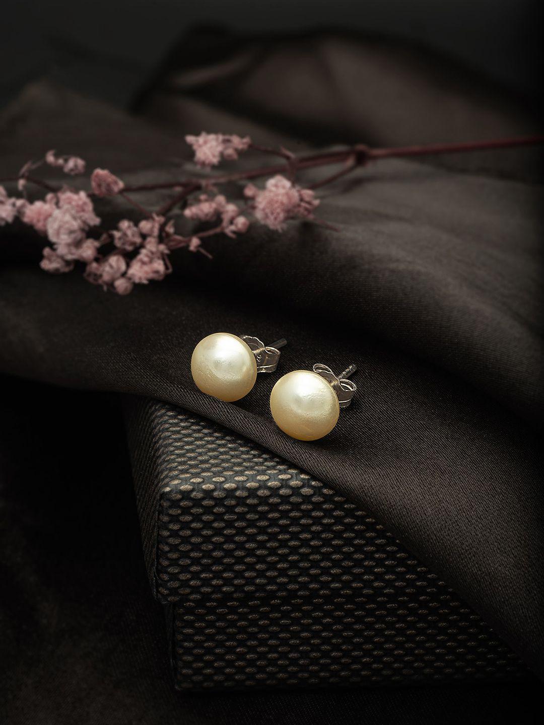 silberry contemporary studs earrings