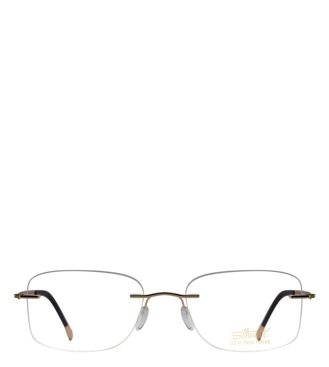 silhouette 5471206051 mosaic rectangular eye frames for men