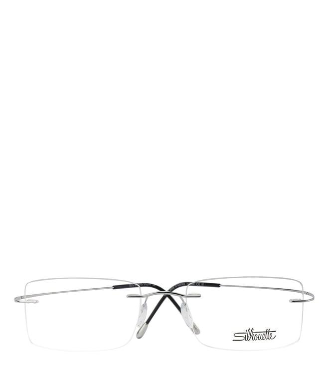 silhouette 5515bh7010 tma must rectangular eye frames for men