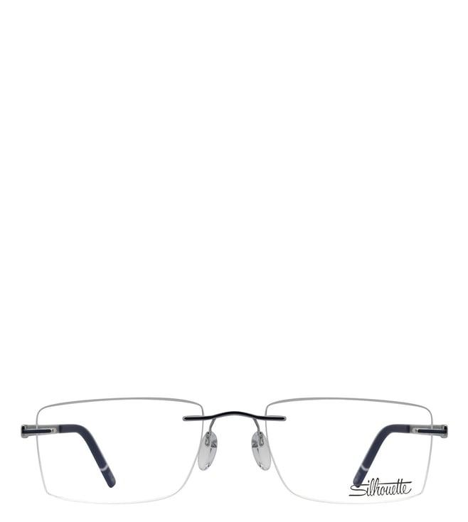 silhouette 5529fg4510 momentum rectangular eye frames for men