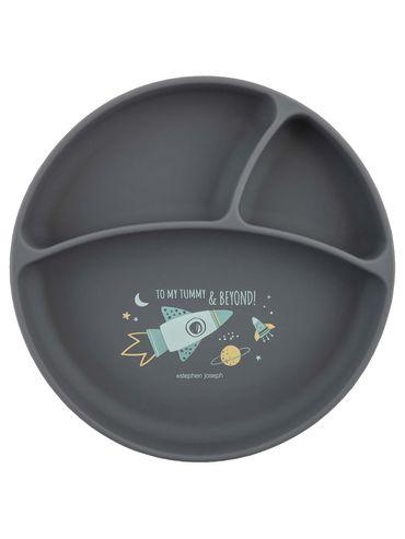 silicone baby plate space