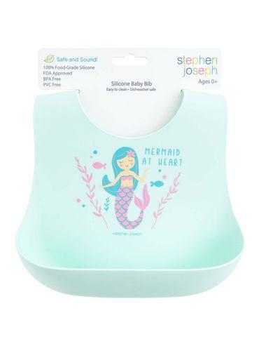 silicone bib mermaid