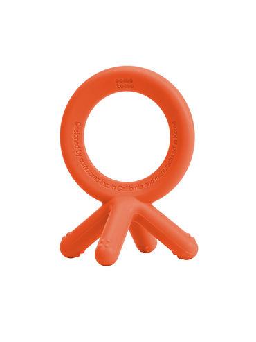 silicone teether, orange