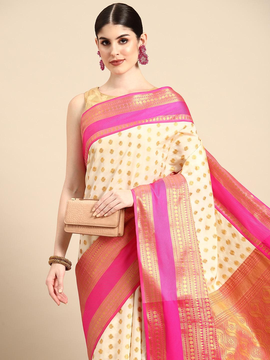 silk land ethnic motifs zari silk cotton banarasi saree