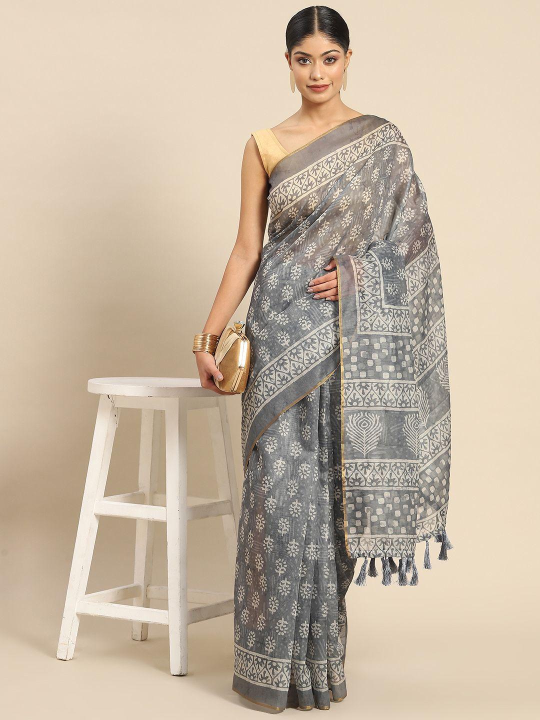 silk land batik pure cotton saree