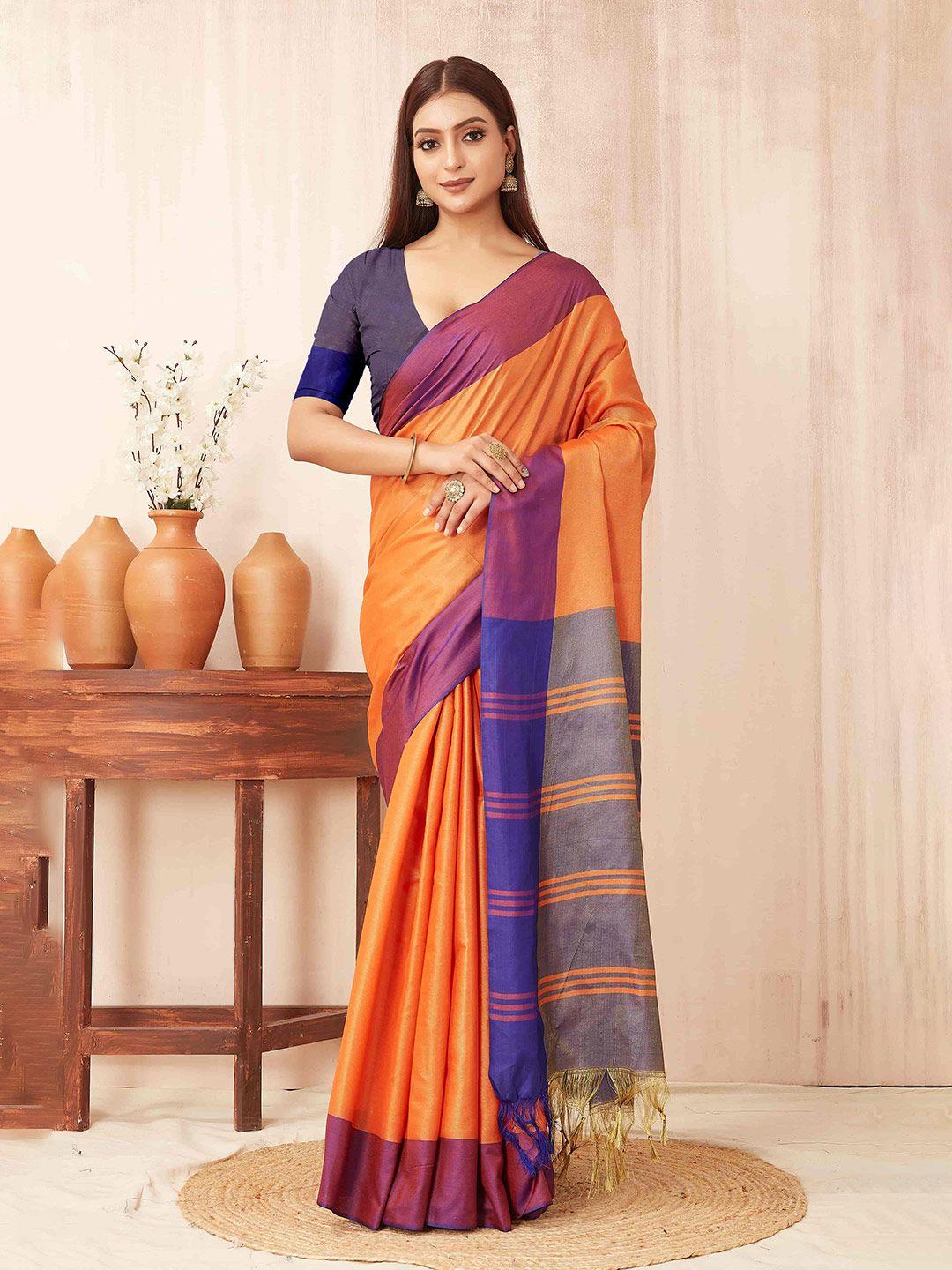 silk land tissue banarasi saree