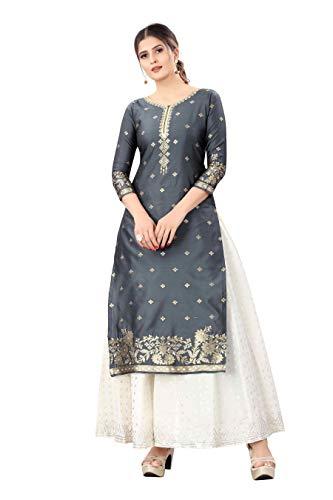 silk land women's woven design grey soft silk unstitched dress material (szdmgy-18)