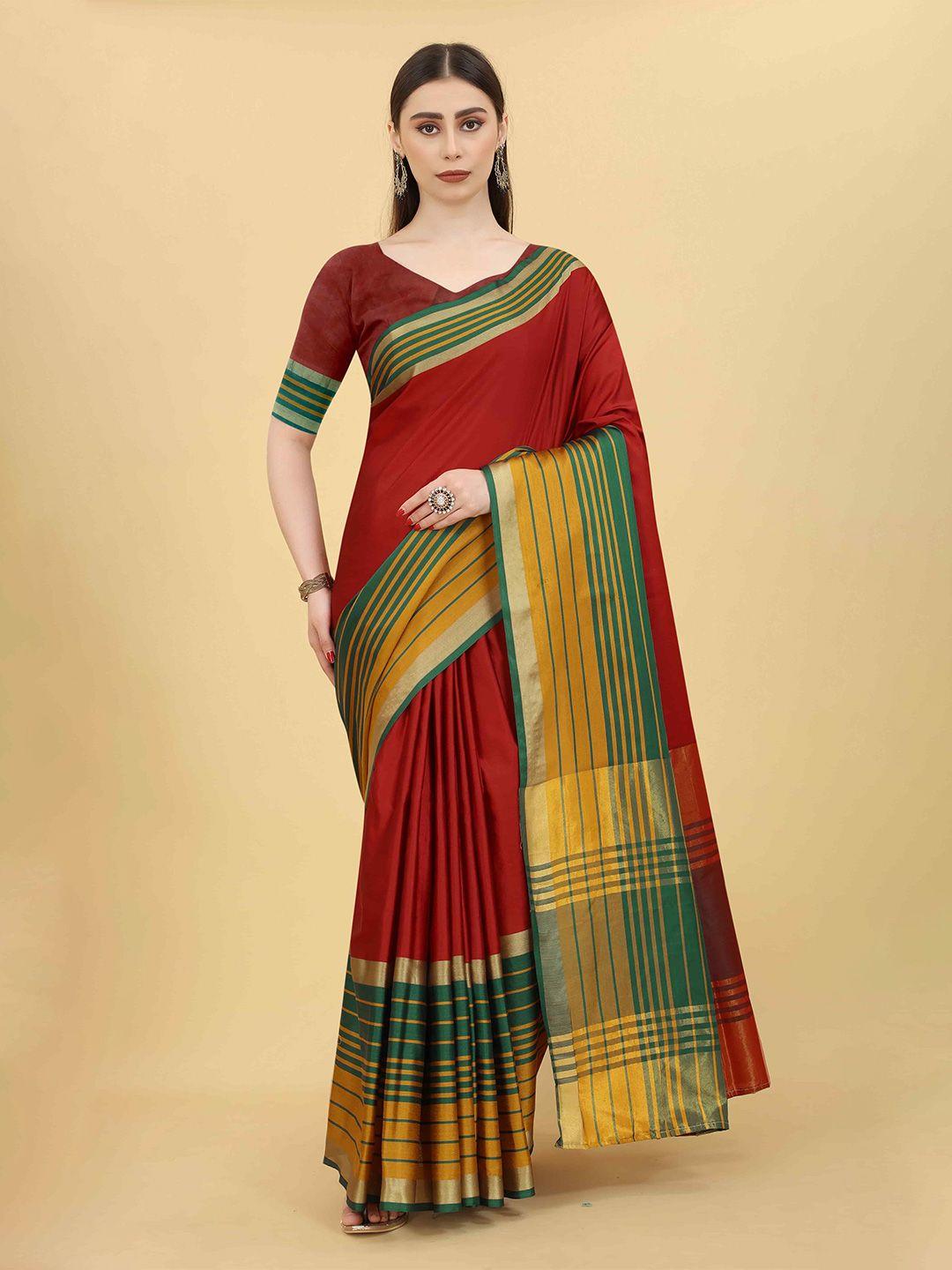 silk land zari art silk arani saree