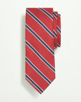 silk mini bb2 rep stripe tie