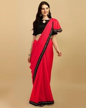 silk saree with temple border