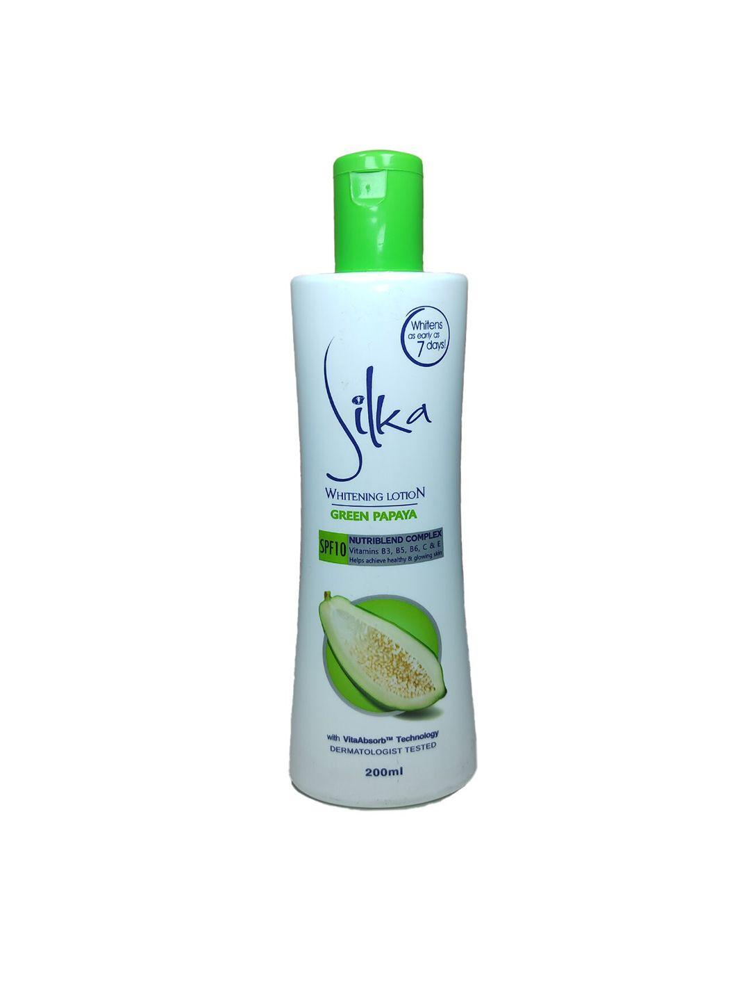 silka green papaya whitening lotion-200ml