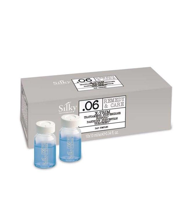 silky technobasic .06 x-trim dandruff prevention treatment - 10 pcs - 100 ml