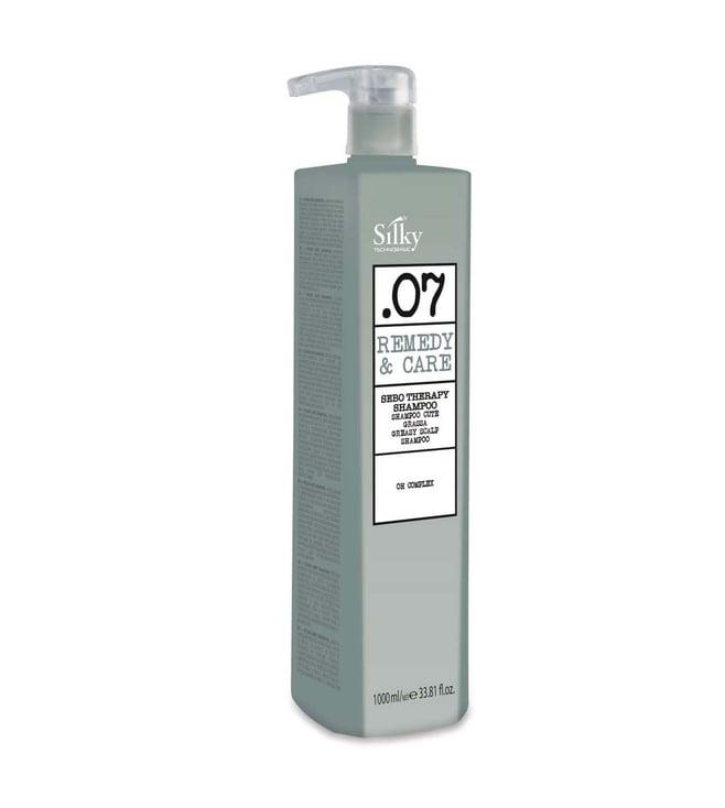 silky technobasic .07 sebotherapy shampoo for greasy scalp - 1000 ml