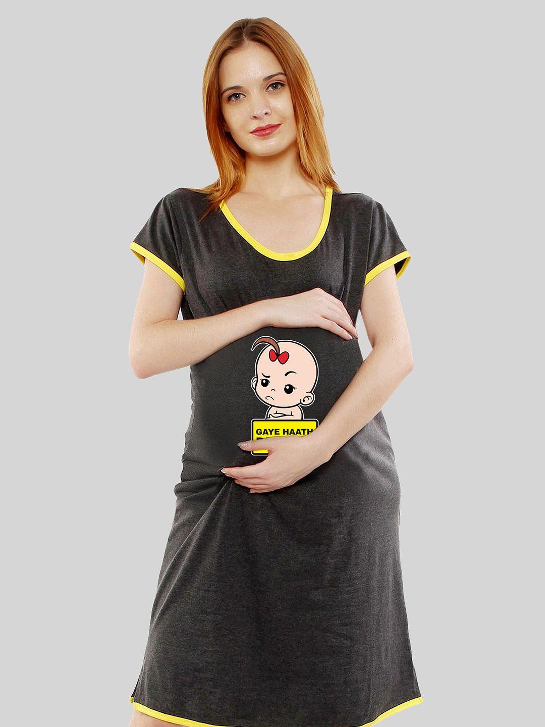sillyboom graphic printed maternity t-shirt dress